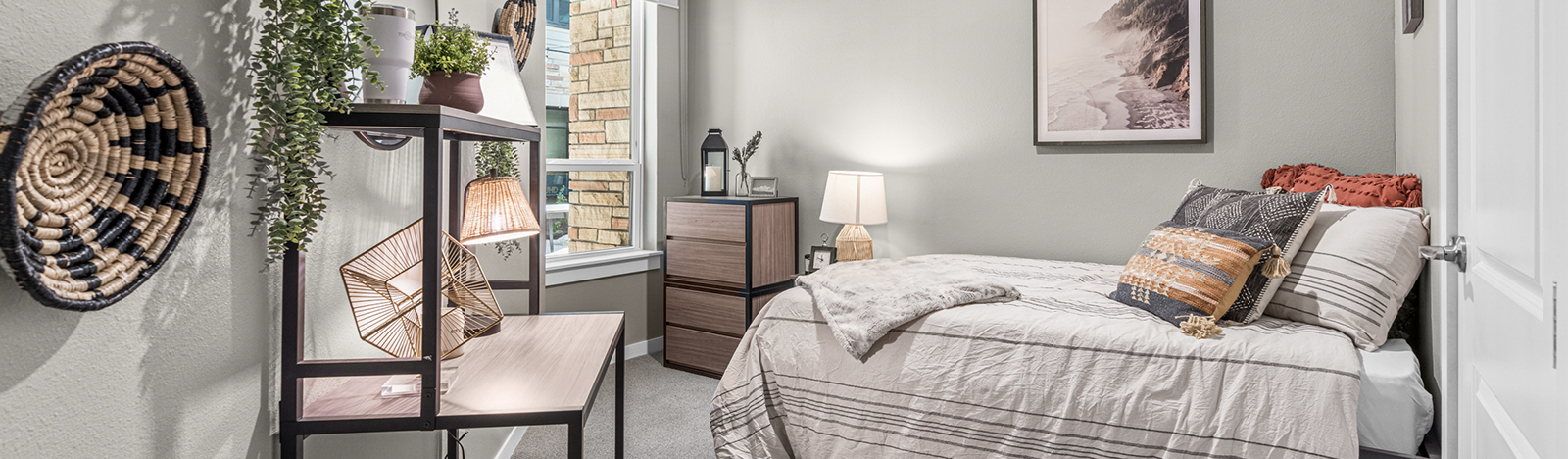 Furnished apartment living room