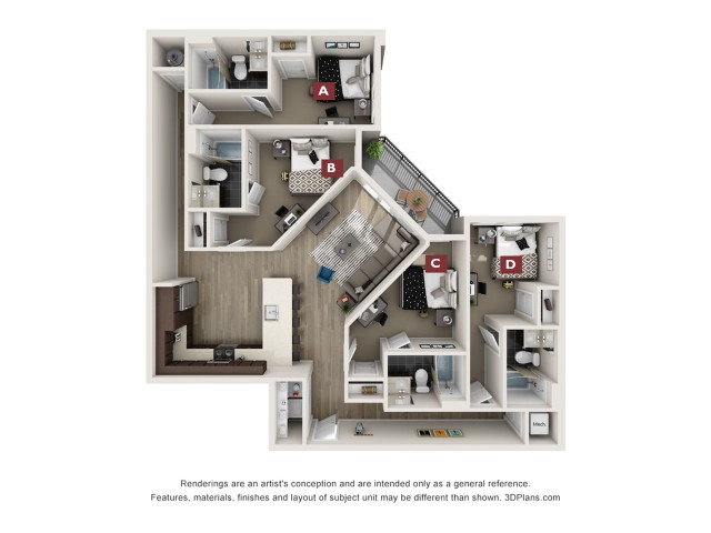 Daphne Floor plan