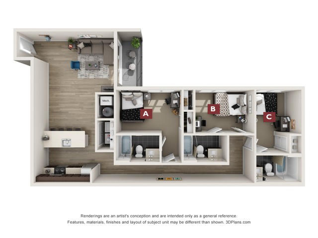 Cedar Floor plan
