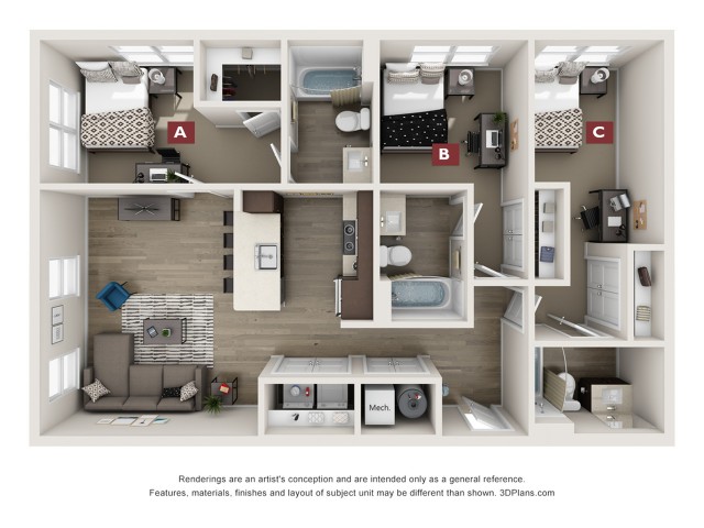 Chestnut Floor plan