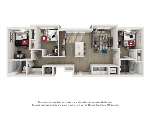 Cottonwood Floor plan