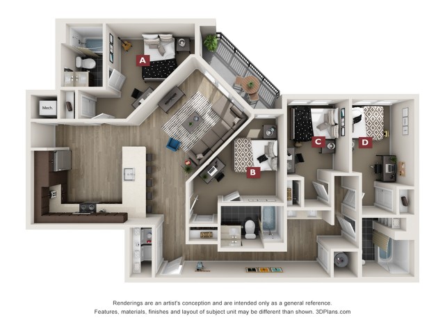 Darling Floor plan