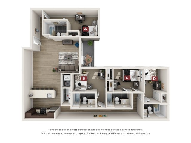 Redbud Floor plan