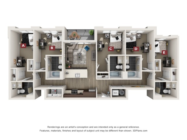 Empress Floor plan